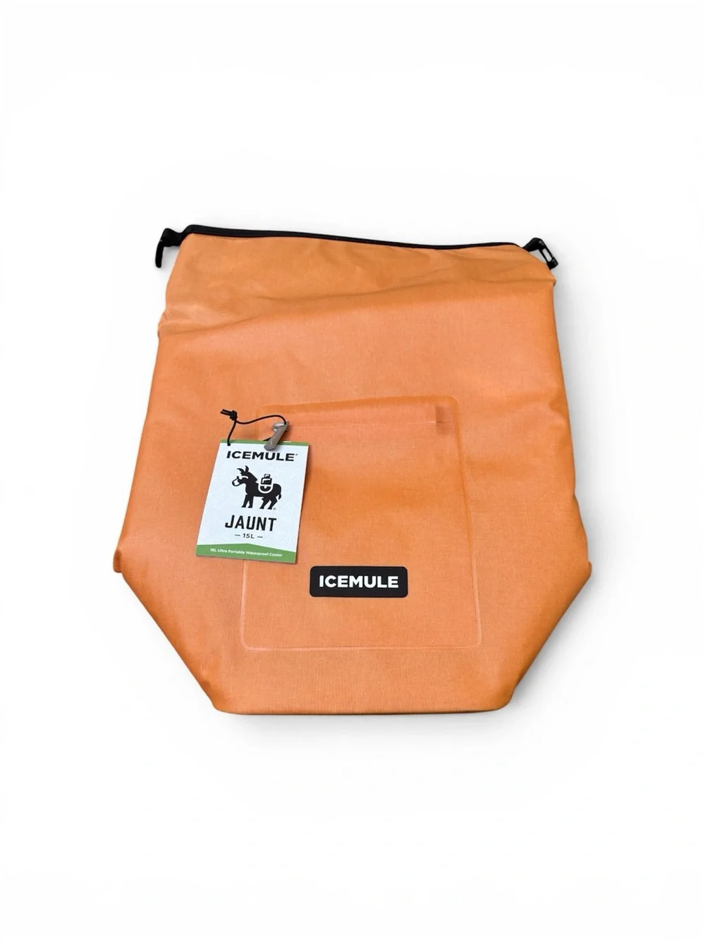 NEW ICEMULE Jaunt 15L Waterproof Backpack Cooler Orange Roll Top Insulated NWT